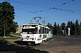 Tatra-T6B5 #4570 8-го маршрута ожидает буксира на перекрестке улиц Плехановской и Полевой
