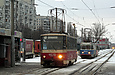 Tatra-T6B5 #4570 маршрута 16-А на улице Академика Павлова возле станции метро "Студенческая"