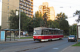 Tatra-T6B5 #4570 8-го маршрута на улице Плехановской возле перекрестка с улицей Молочной