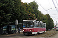 Tatra-T6B5 #4570 8-го маршрута на улице Плехановской возле станции метро "Завод имени Малышева"