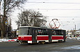 Tatra-T6B5 #4570 27-го маршрута на перекрестке Московского проспекта и улицы Академика Павлова