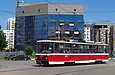 Tatra-T6B5 #4570 27-го маршрута на площади Защитников Украины