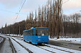 Tatra-T6B5 #4572 5-го маршрута на улице Морозова между остановками "Аллея Славы" и "Парк им. Артема"