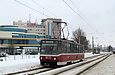 Tatra-T6B5 #4573 маршрута 16-А на улице Академика Павлова возле одноименной станции метро
