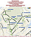 Схема изменения троллейбусных маршрутов в районе Павлово Поле с 21.08.2004 (после пуска 2-й очереди Алексеевской линии метро)