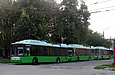 Богдан-Т70117 #2605, #2604 и #2603 на площадке Троллейбусного депо №2