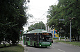 Богдан-Т70117 #2611 27-го маршрута на Ново-Баварском проспекте выезжает с конечной "Проспект Дзюбы"