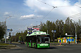 Богдан-Т70117 #2612 35-го маршрута на проспекте Льва Ландау пересекает Салтовское шоссе