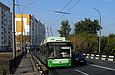 Богдан-Т70117 #2613 27-го маршрута на проспекте Любови Малой следует по мосту через реку Уды