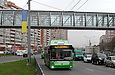 Богдан-Т70117 #2615 6-го маршрута на проспекте Гагарина в районе улицы Молочной возле пешеходного моста