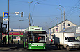 Богдан-Т70117 #2630 47-го маршрута выезжает с терминала "Героев труда" на улицу Академика Павлова