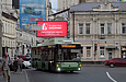 Богдан-Т70117 #2632 18-го маршрута поворачивает в Подольский переулок с улицы Кооперативной