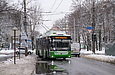 Богдан-Т70117 #2643 3-го маршрута на улице Мира сразу за перекрестком с Индустриальным проспектом