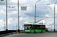 Богдан-Т70117 #2645 31-го маршрута спускается по развязке Коммунального путепровода