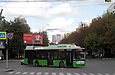 Богдан-Т70117 #2646 12-го маршрута на улице 23-го Августа разворачивается на конечной "Улица Клочковская"