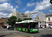 Богдан-Т70117 #2651 11-го маршрута на улице Конева возле перекрестка с улицами Полтавский Шлях и Малиновского