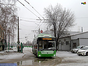 Богдан-Т70117 #3604 выезжает из Троллейбусного депо №3 на улицу Свистуна