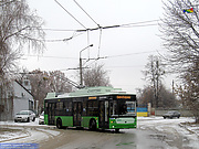 Богдан-Т70117 #3605 выезжает на улицу Свистуна из Троллейбусного депо №3