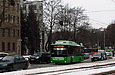 Богдан-Т70117 #3605 2-го маршрута на проспекте Независимости возле перекрестка с улицей Литературной
