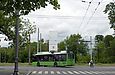Богдан-Т70117 #3606 14-го маршрута поворачивает с улицы 12-го апреля на проспект Героев Харькова