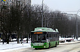 Богдан-Т70117 #3613 2-го маршрута на проспекте Победы прибывает на одноименную конечную