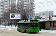 Богдан-Т70117 #3613 2-го маршрута на проспекте Победы перед отправлением от одноименной конечной