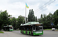 Богдан-Т70117 #3615 и #3614 2-го маршрута на проспекте Независимости напротив улицы Литературной