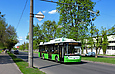 Богдан-Т70117 #3618 36-го маршрута на бульваре Богдана Хмельницкого в районе улицы Маршала Рыбалко
