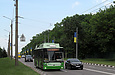 Богдан-Т70117 #3619 2-го маршрута на Белгородском шоссе в районе улицы Макаренко