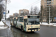 DAC-217E #231 2-го маршрута на проспекте Ленина подъезжает к остановке "Институт Низких температур"