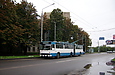 DAC-217E #3052 40-го маршрута на улице Деревянко возле перекрестка с проспектом Ленина и улицей Деревянко