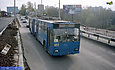 DAC-217E #123 8-го маршрута на проспекте Ленина возле строящейся станции метро "Ботанический сад"