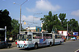 DAC-217E #141 2-го маршрута на проспекте Ленина возле улицы Новгородской