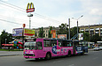DAC-217E #145 8-го маршрута на проспекте Ленина возле станции метро "Научная"