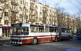 DAC-217E #225 16-го маршрута на проспекте Ленина между улицами Отакара Яроша и Тобольской