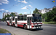 DAC-217E #233 24-го маршрута на проспекте 50-летия ВЛКСМ в районе улицы Гвардейцев-Широнинцев