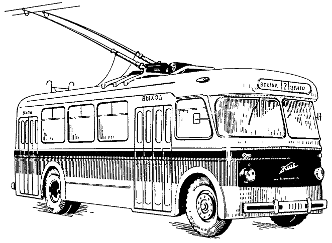 Общий вид троллейбуса Киев-4