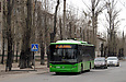 ЛАЗ-Е183А1 #2101 27-го маршрута на проспекте Постышева напротив Культкомовского переулка