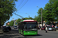 ЛАЗ-Е183А1 #2101 3-го маршрута на проспекте Косиора в районе проспекта Фрунзе