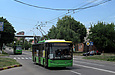 ЛАЗ-Е183А1 #2101 27-го маршрута на улице Дудинской возле Профсоюзного бульвара