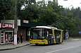 ЛАЗ-Е183А1 #2101 27-го маршрута на проспекте Любови Малой в районе улицы Баварской