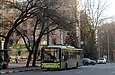 ЛАЗ-Е183А1 #2101 18-го маршрута на проспекте Науки возле улицы Данилевского