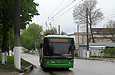 ЛАЗ-Е183А1 #2102 27-го маршрута на Ново-Баварском проспекте в районе улицы Шульженко