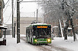 ЛАЗ-Е183А1 #2103 3-го маршрута в Соляниковском переулке в районе Лопатинского переулка