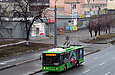 ЛАЗ-Е183А1 #2103 3-го маршрута на проспекте Гагарина возле железнодорожного путепровода