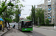 ЛАЗ-Е183А1 #2104 6-го маршрута на улице Валдайской возле улицы Вокзальной