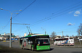 ЛАЗ-Е183А1 #2104 3-го маршрута на проспекте Гагарина в районе Бутлеровского въезда