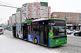 ЛАЗ-Е183А1 #2106 3-го маршрута на улице Вернадского возле станции метро "Проспект Гагарина"