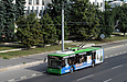 ЛАЗ-Е183А1 #2106 5-го маршрута на проспекте Гагарина возле железнодорожного путепровода
