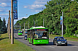 ЛАЗ-Е183А1 #2107 12-го маршрута на Белгородском шоссе отправился от остановки "Улица Макаренко"